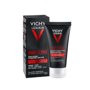 Vichy Homme Structure Force Soin Hydratant Anti-Age Peau Sensible 50ml