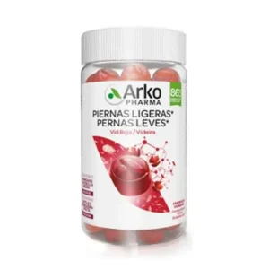 Arkopharma Jambes Légères 60 Gommes Saveur Canneberge Et Cassis