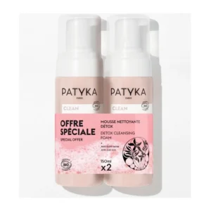 Patyka Duo Mousse Nettoyante Détox 2x 150ml