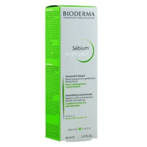 Boderma Sebium Night Peel Concentré Lissant 40ml