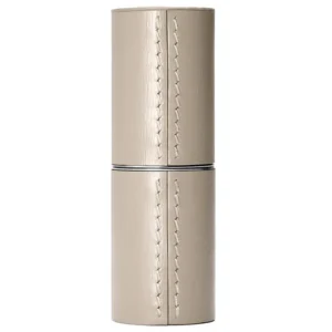 La Bouche Rouge Beige Leather Lipstick Case
