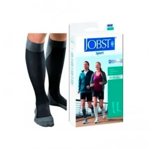 Jobst Sport Chaussettes Noir Gris 2 XL