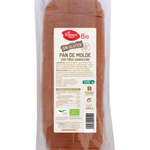 Granero Pan De Molde Con Trigo Sarraceno S-Gluten Bio 445g