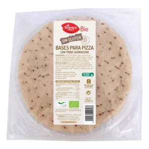 Granero Bases De Pizza Con Trigo Sarraceno Sin Gluten Bio