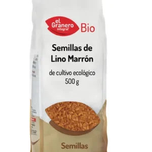 Granero Semillas De Lino Marrón Bio 500g Tostadas