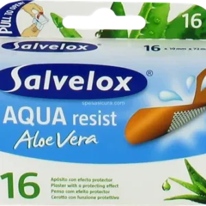 Salvelox Aqua Resist Pansement Adhésif À L'aloe Vera 16 Pcs